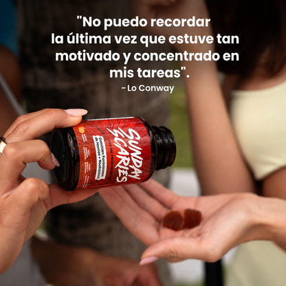 Gomitas de hongos para la concentración
